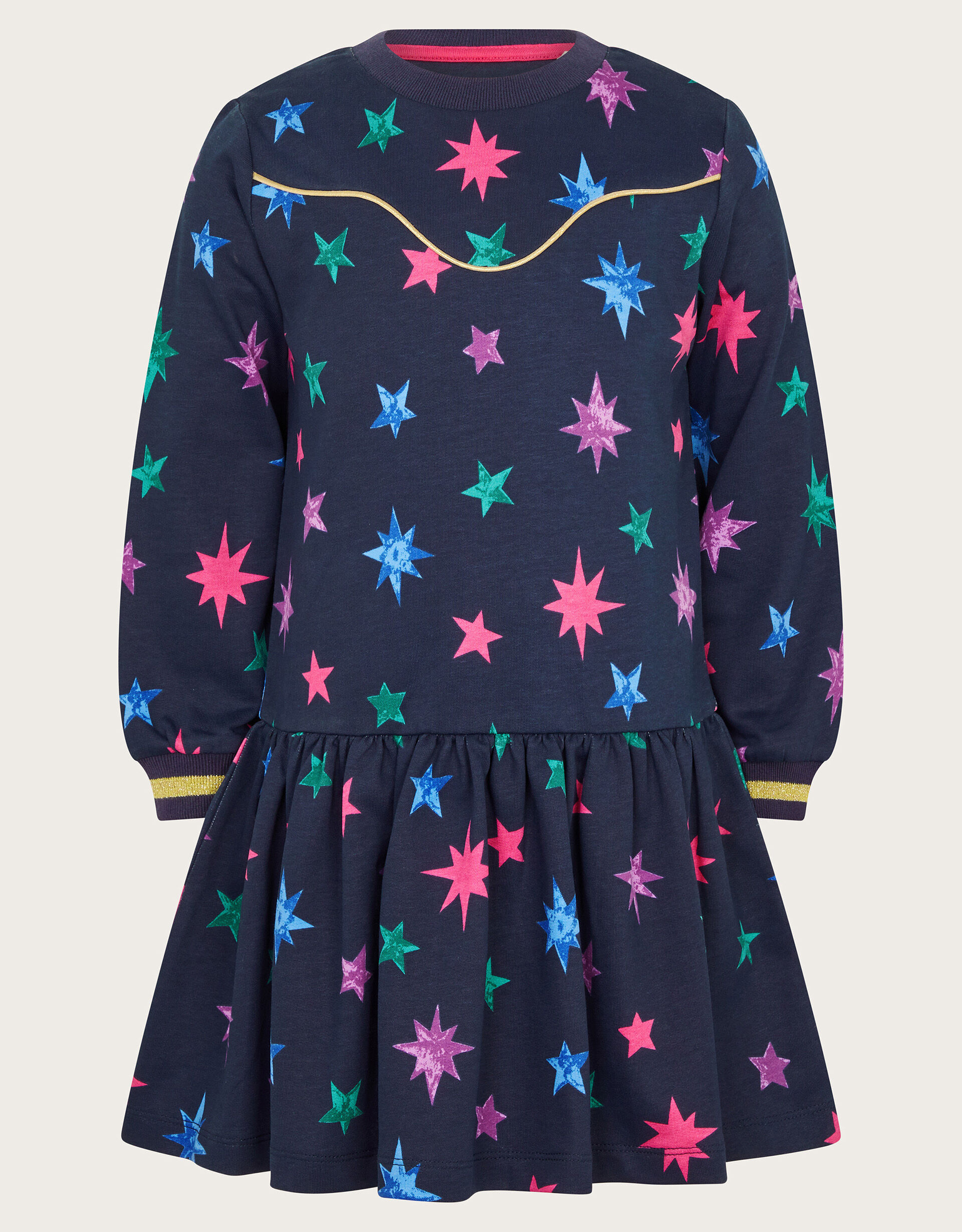 Printed sweatshirt dress cheap