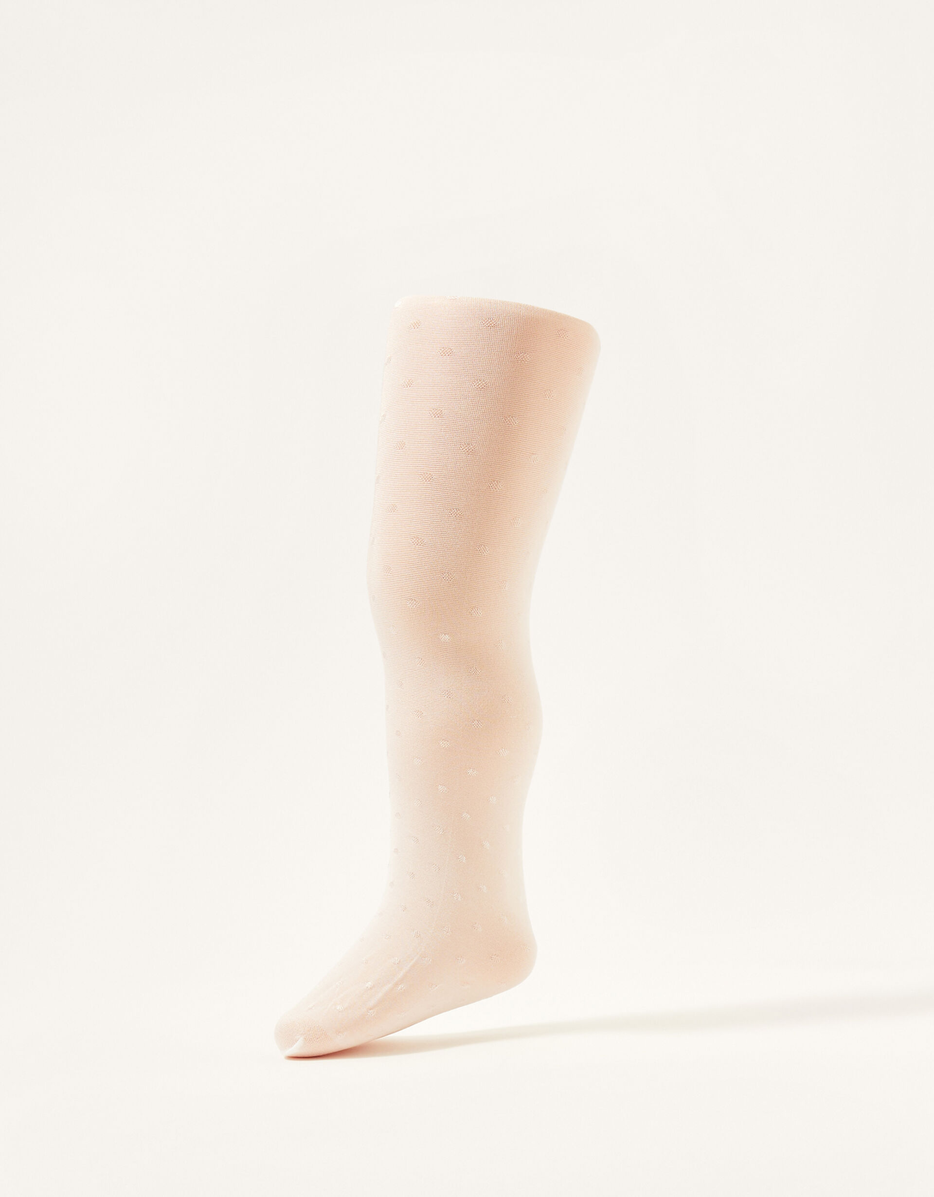 Baby Bridal Spot Tights, White (WHITE), large