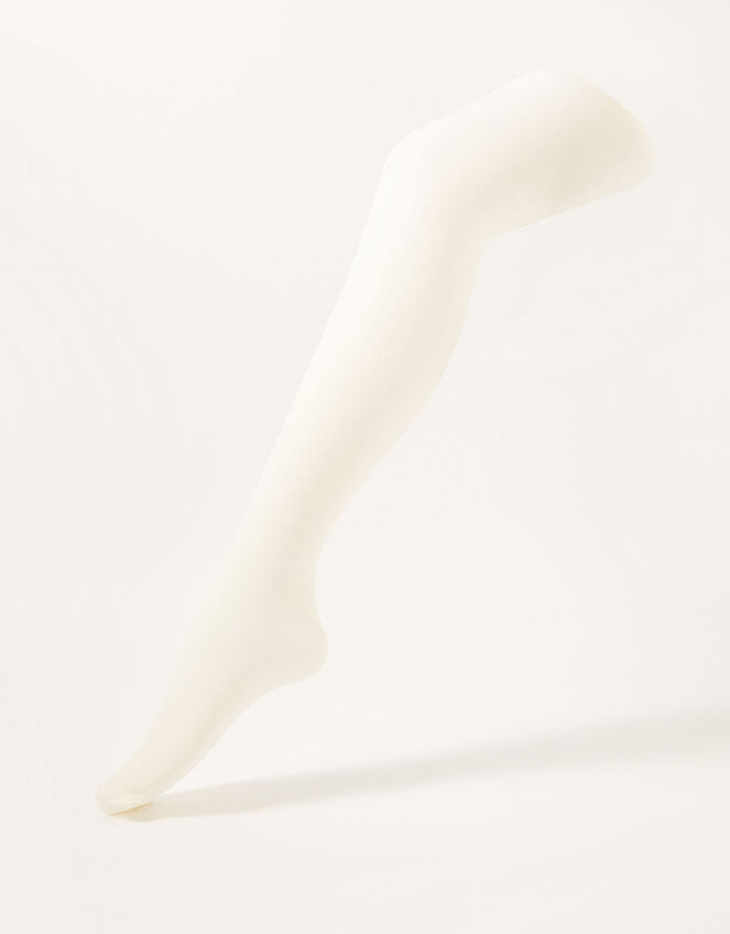 Super Sparkle Knitted Tights, White (WHITE), large