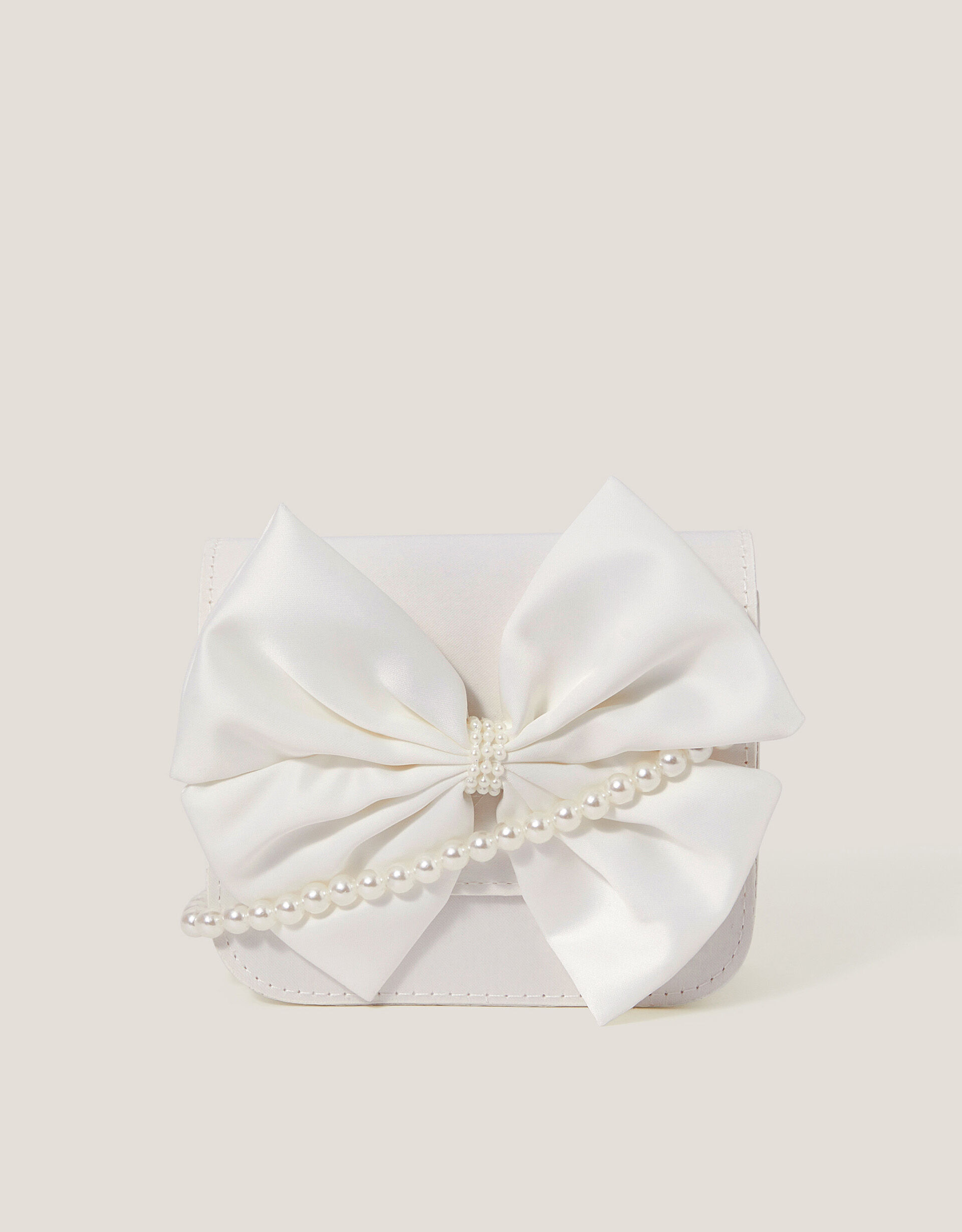 Bow Bridesmaid Mini Bag Ivory