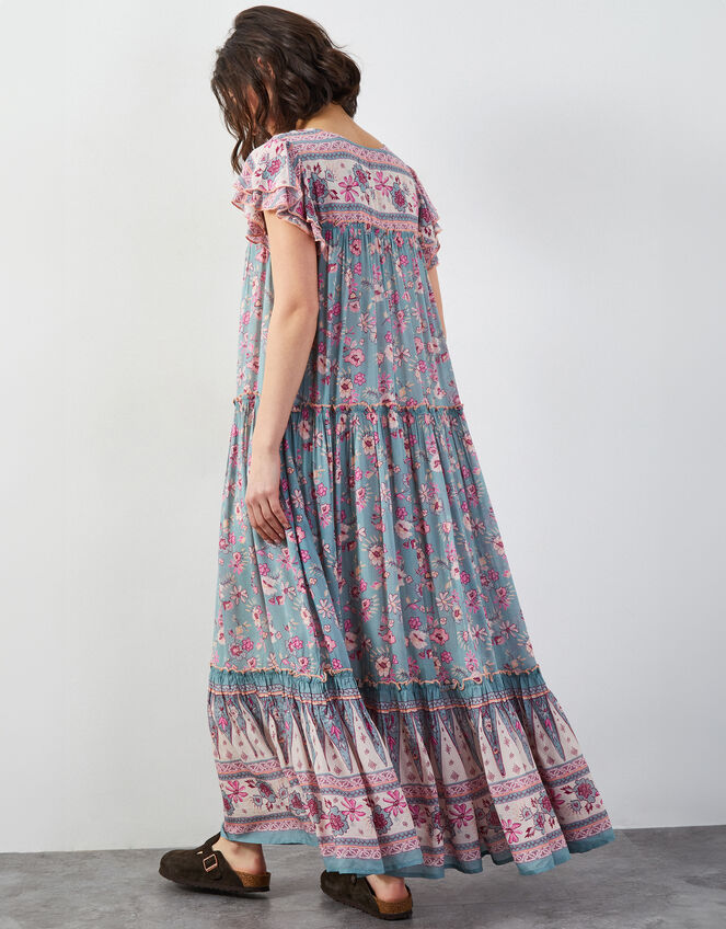 East Clementine Floral Maxi Dress, Green (MINT), large