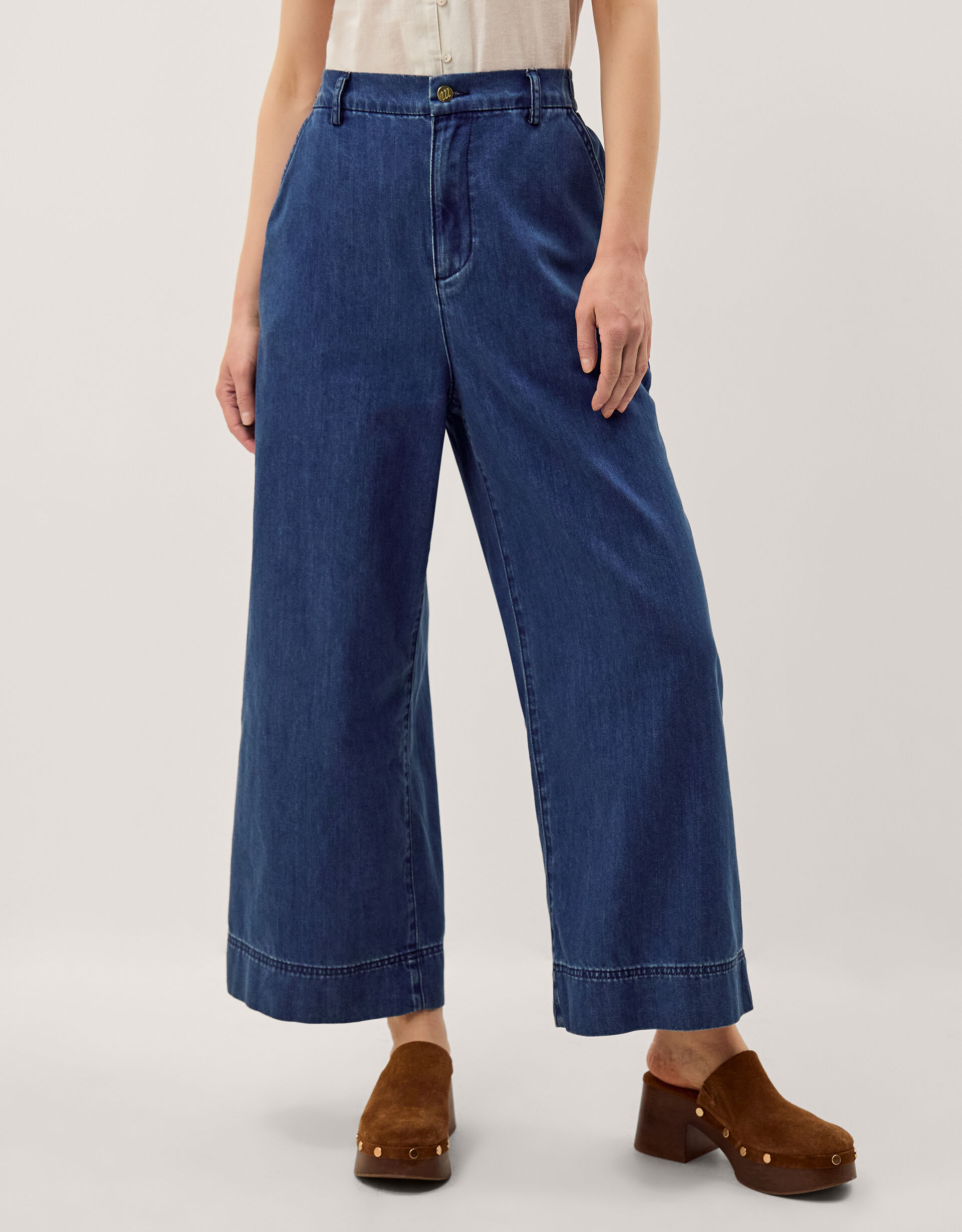 Wendy Wide Leg Jeans Blue