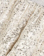 Adele Sequin Skirt, Natural (CHAMPAGNE), large