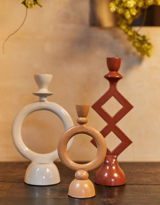 Small Round Candle Stick Holder, , large