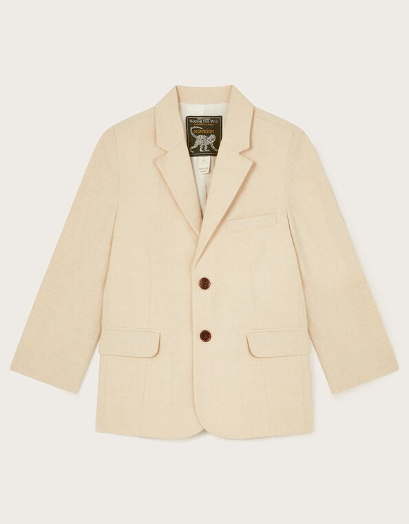 Smart Pocket Detail Blazer, Natural (STONE), large