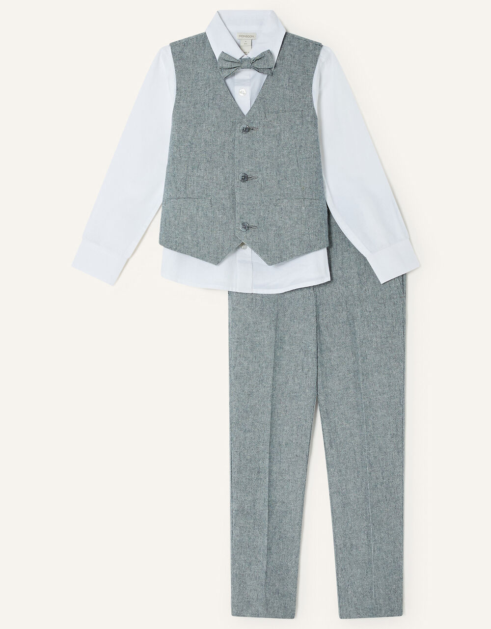 Children Boys 0-12yrs | Four-Piece Suit Grey - IK10868