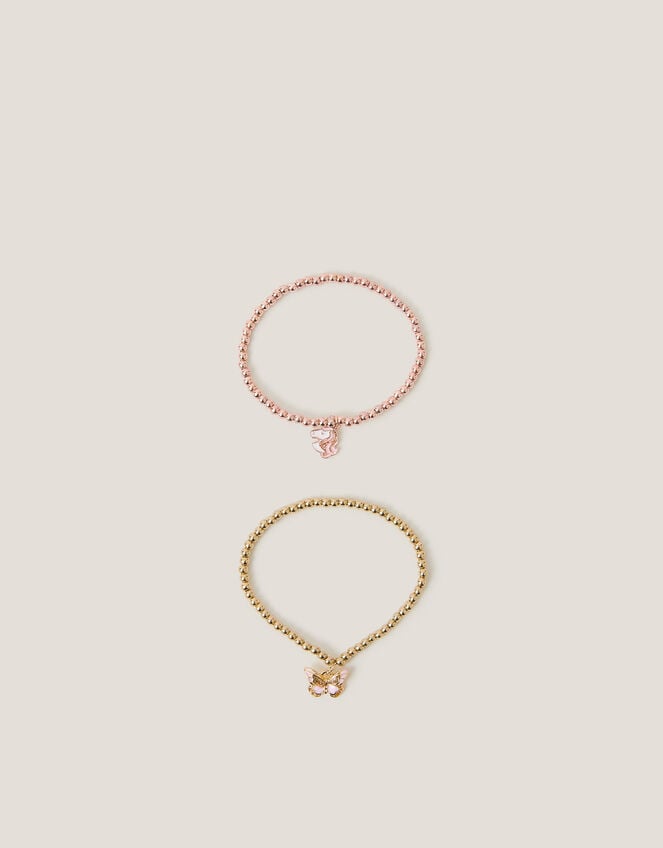 Unicorn & Butterfly Charm Bracelet Gift Set, , large