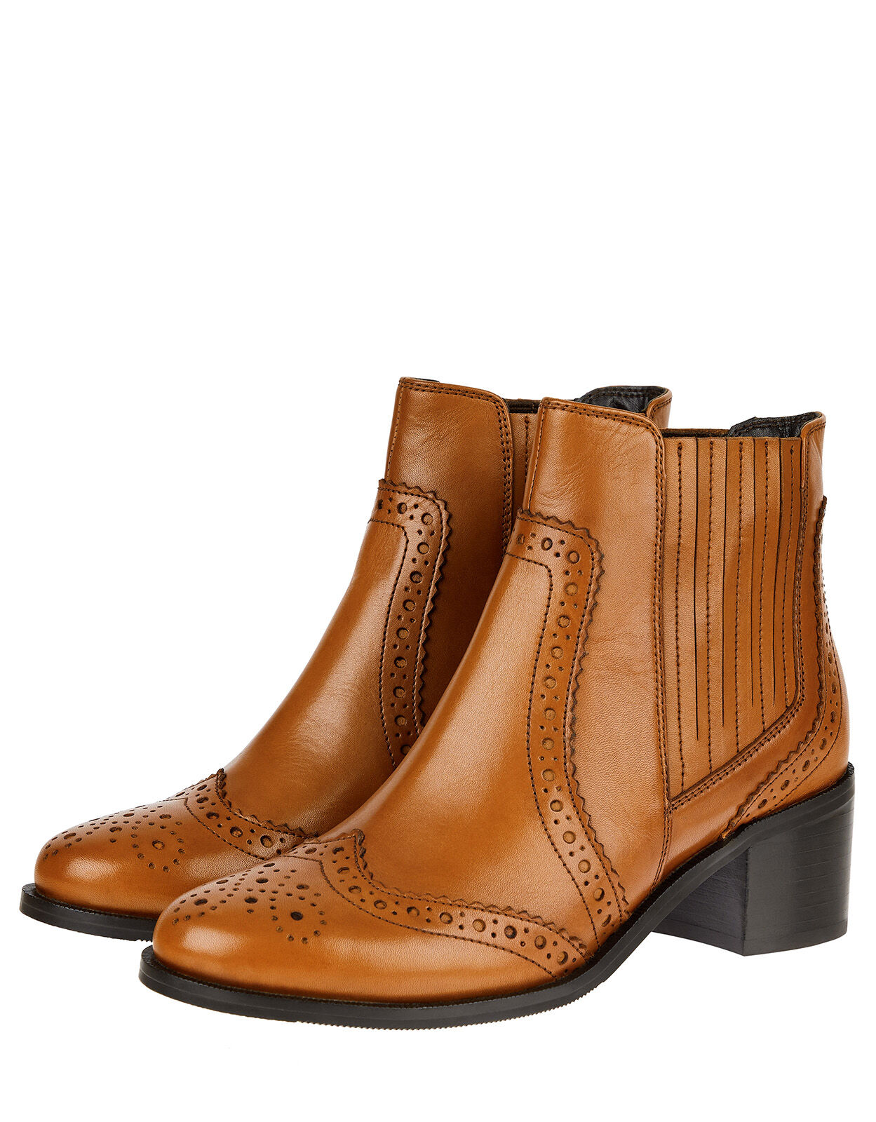 Womens tan brogue boots sale