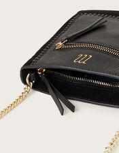 Small Leather Cross-Body Bag, , large