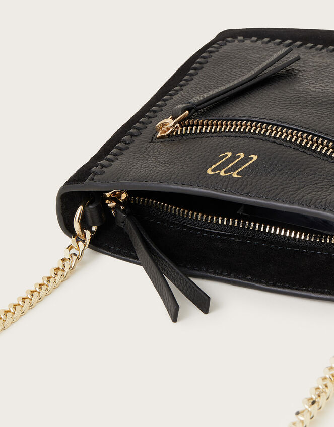 Small Leather Cross-Body Bag, , large