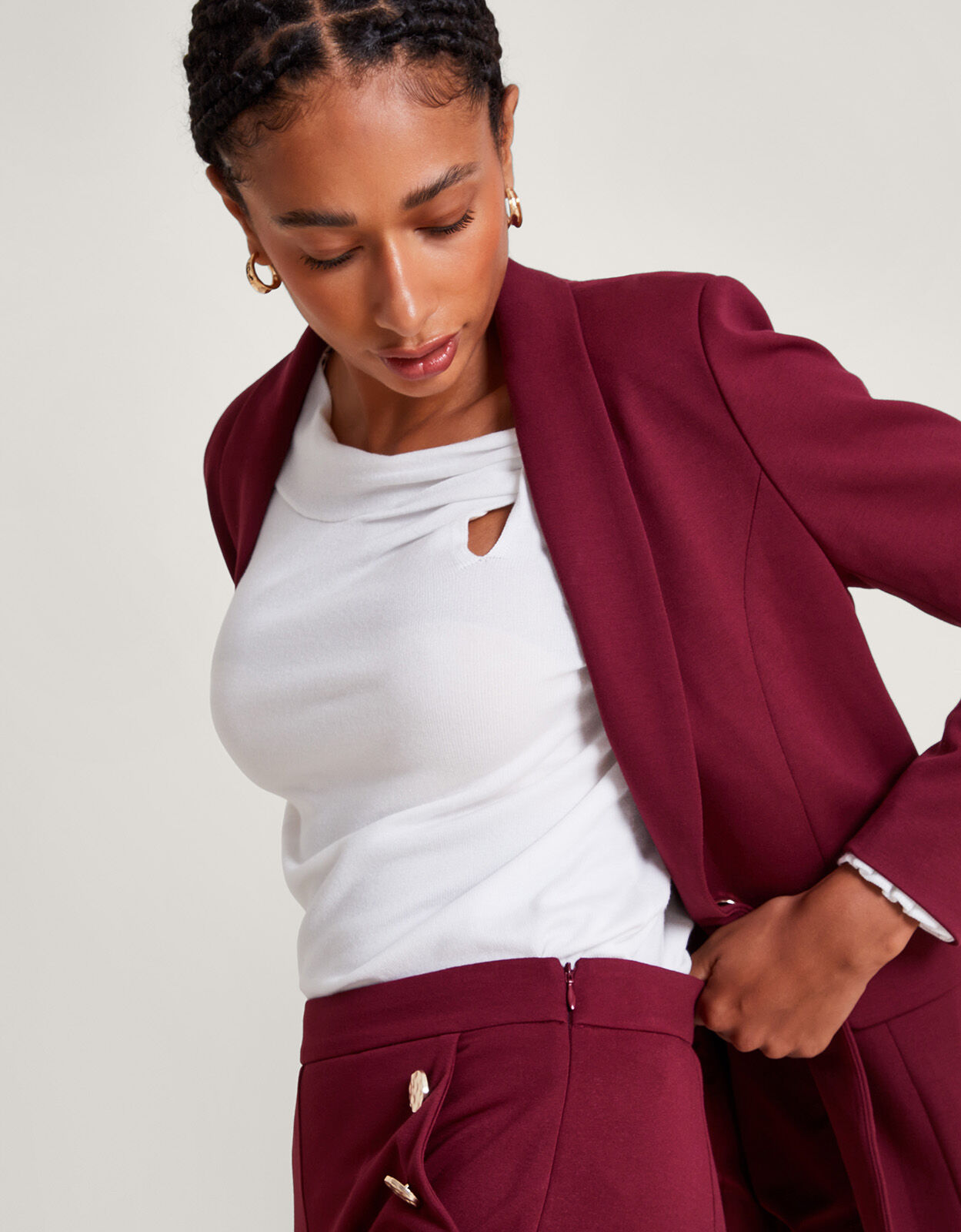 Twist knot back jumper shop