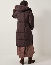 Molly Long Puffer Coat, Brown (CHOCOLATE), large