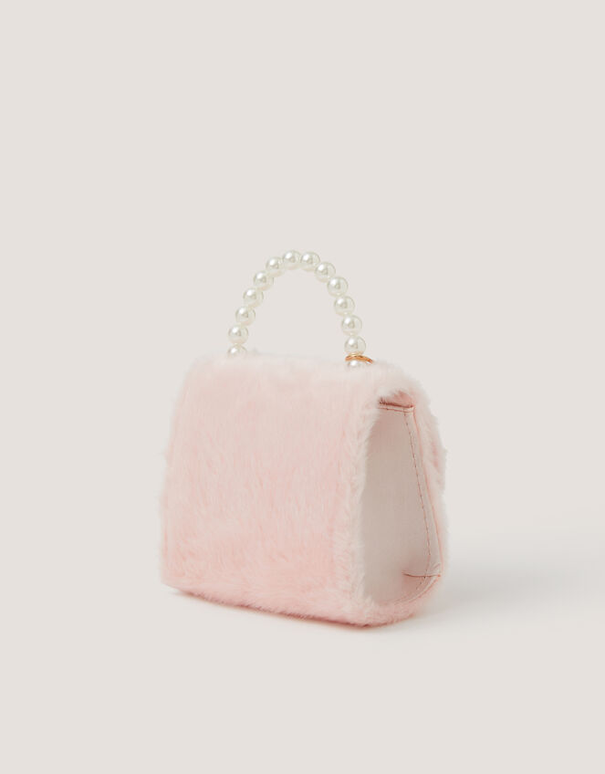 Fluffy Pearl Charm Bag, , large