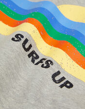 Surfs Up Short Sleeve Sweatshirt, Grey (GREY), large