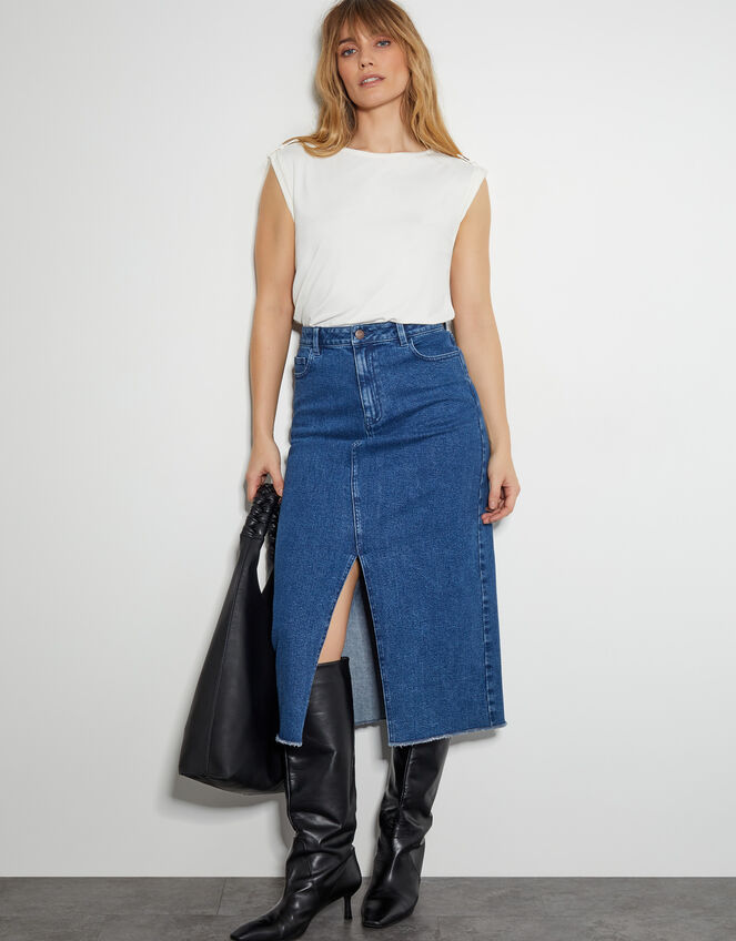 Uma Utility Jersey Tank Top, Ivory (IVORY), large