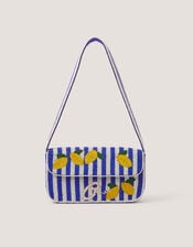 Lyra Lemon Beaded Bag, , large