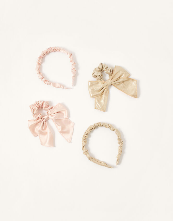 Ruched Headband and Scrunchie Set, , large