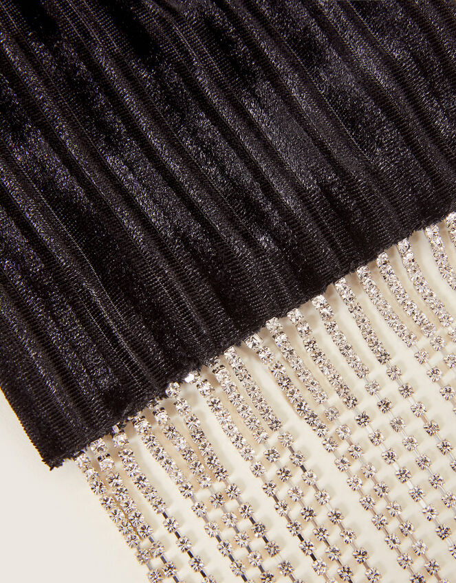 Sequin Fringe Scarf, , large
