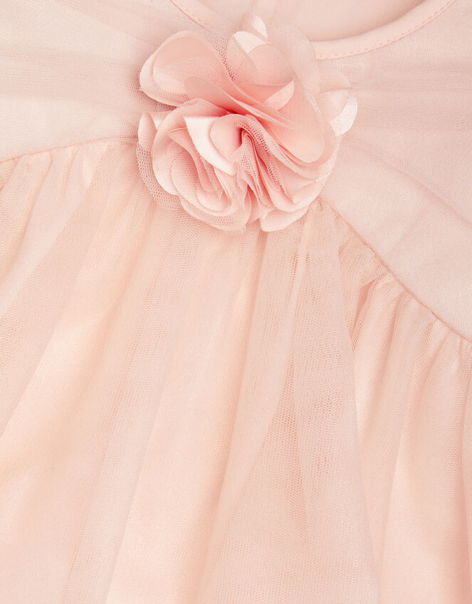 Baby Hannah Corsage Dress, Natural (CHAMPAGNE), large