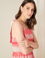 Andora Printed Dress, Red (RED), large