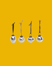 Nkuku Snow Drop Baubles 4 Pack, , large