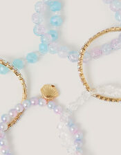 6-Pack Mermaid Bead Bracelets, , large