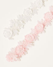 Baby Lace Flower Bando Set, , large