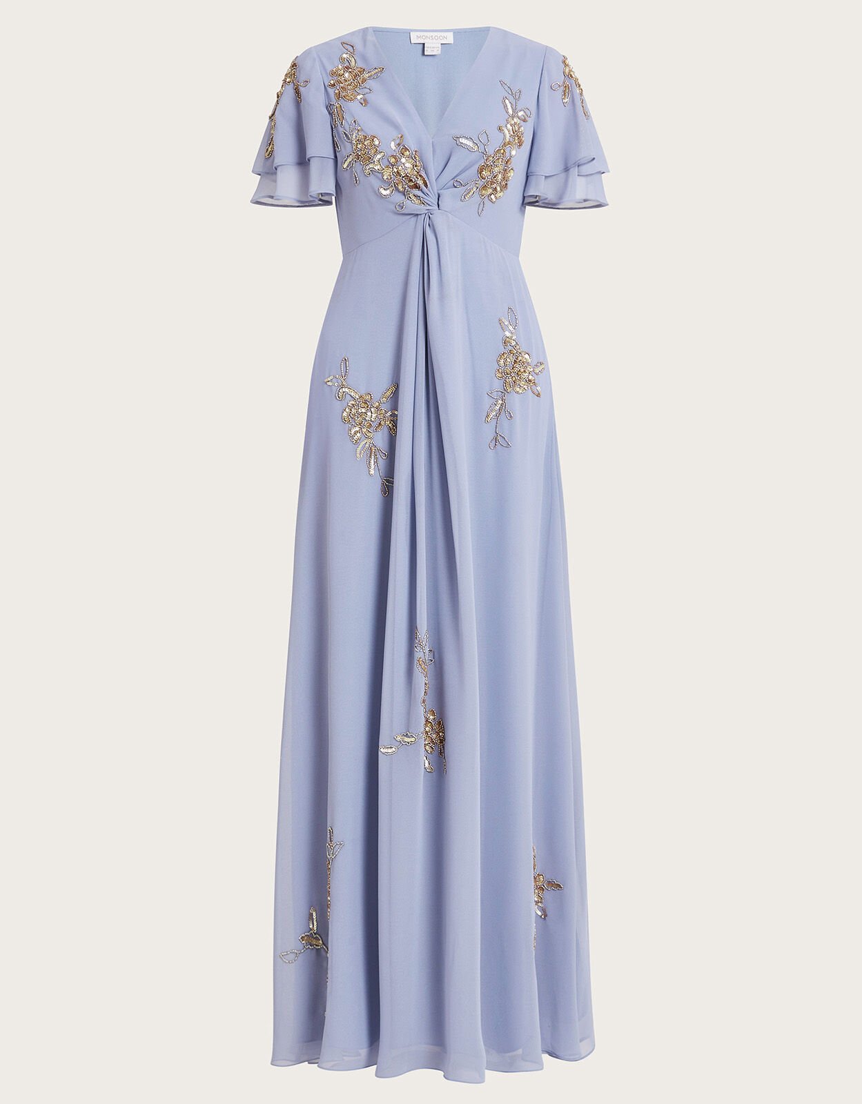 Monsoon grey embellished dress outlet