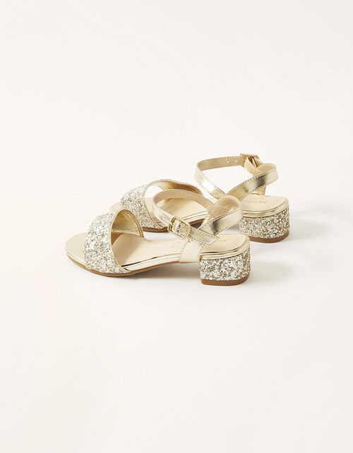 Glitter Sandals, Gold (GOLD), large