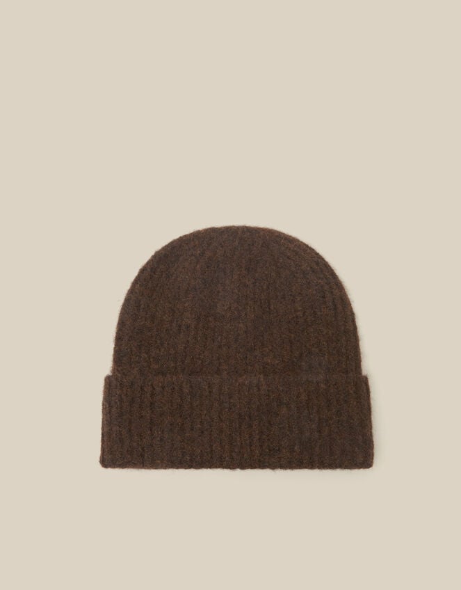 Katie Beanie Hat, Brown (COGNAC), large