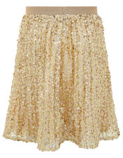 Clementine Top and Skirt Set, Gold (GOLD), large