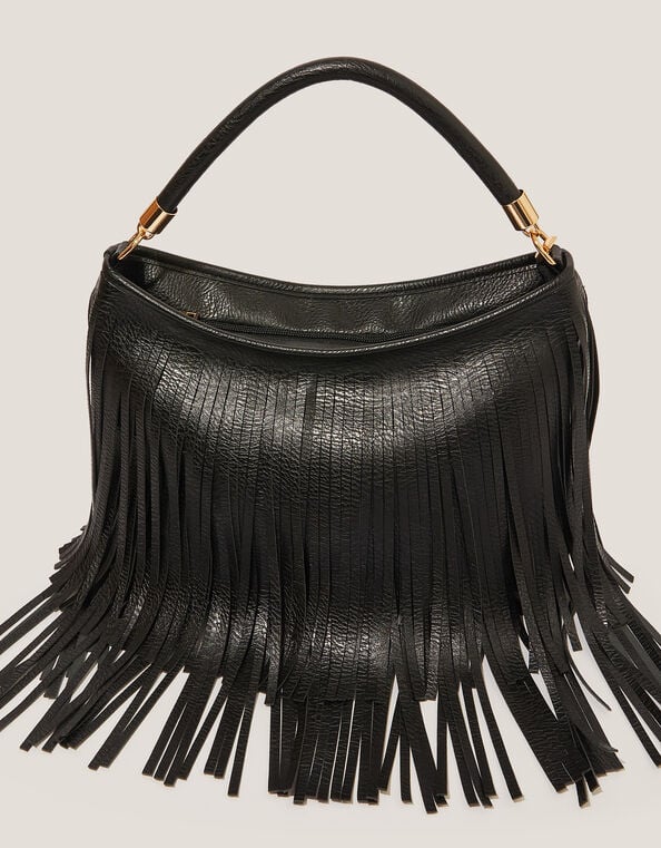 Sula Fringe Hobo Bag, , large