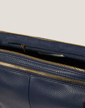 Double Zip Sling Cross Body Bag, , large