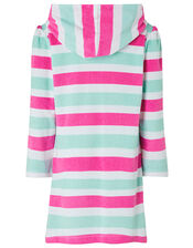 Didi Ice Cream Stripe Towelling Hoody Dress, Multi (MULTI), large