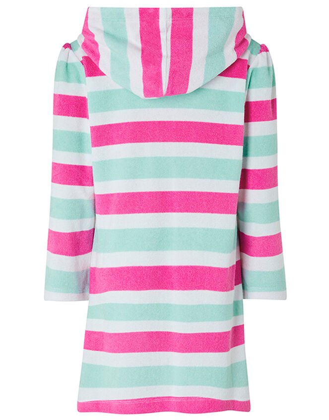 Didi Ice Cream Stripe Towelling Hoody Dress, Multi (MULTI), large