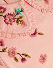 Embroidered Jersey Top, Pink (PINK), large