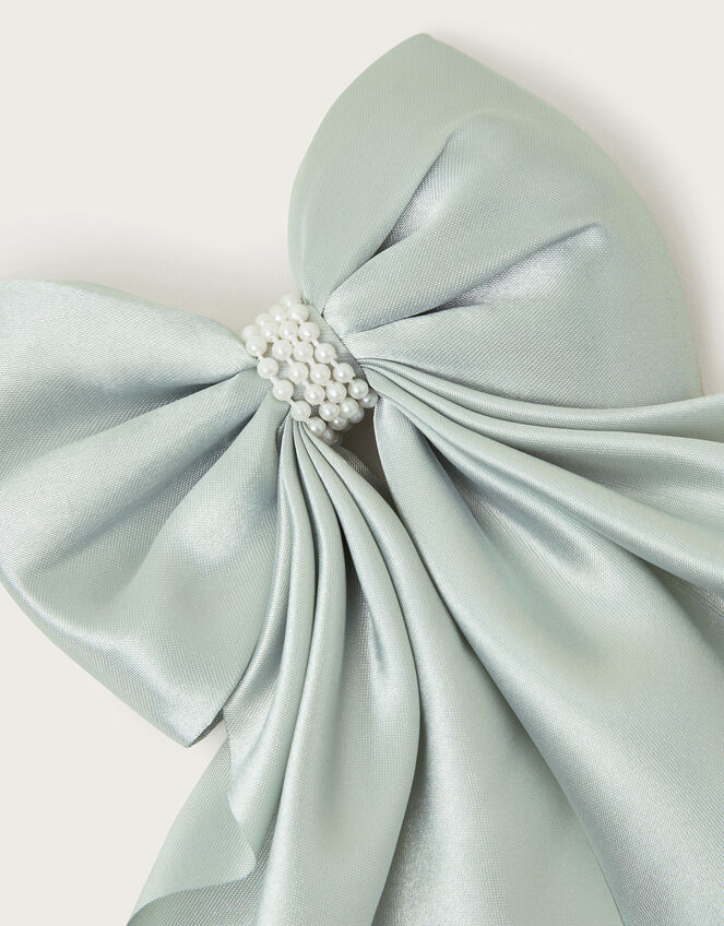 Bridesmaid Bow Hair Clip, , large