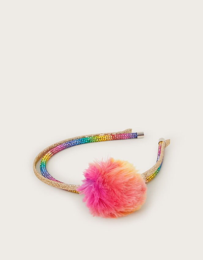 2-Pack Rainbow and Glitter Headbands, , large
