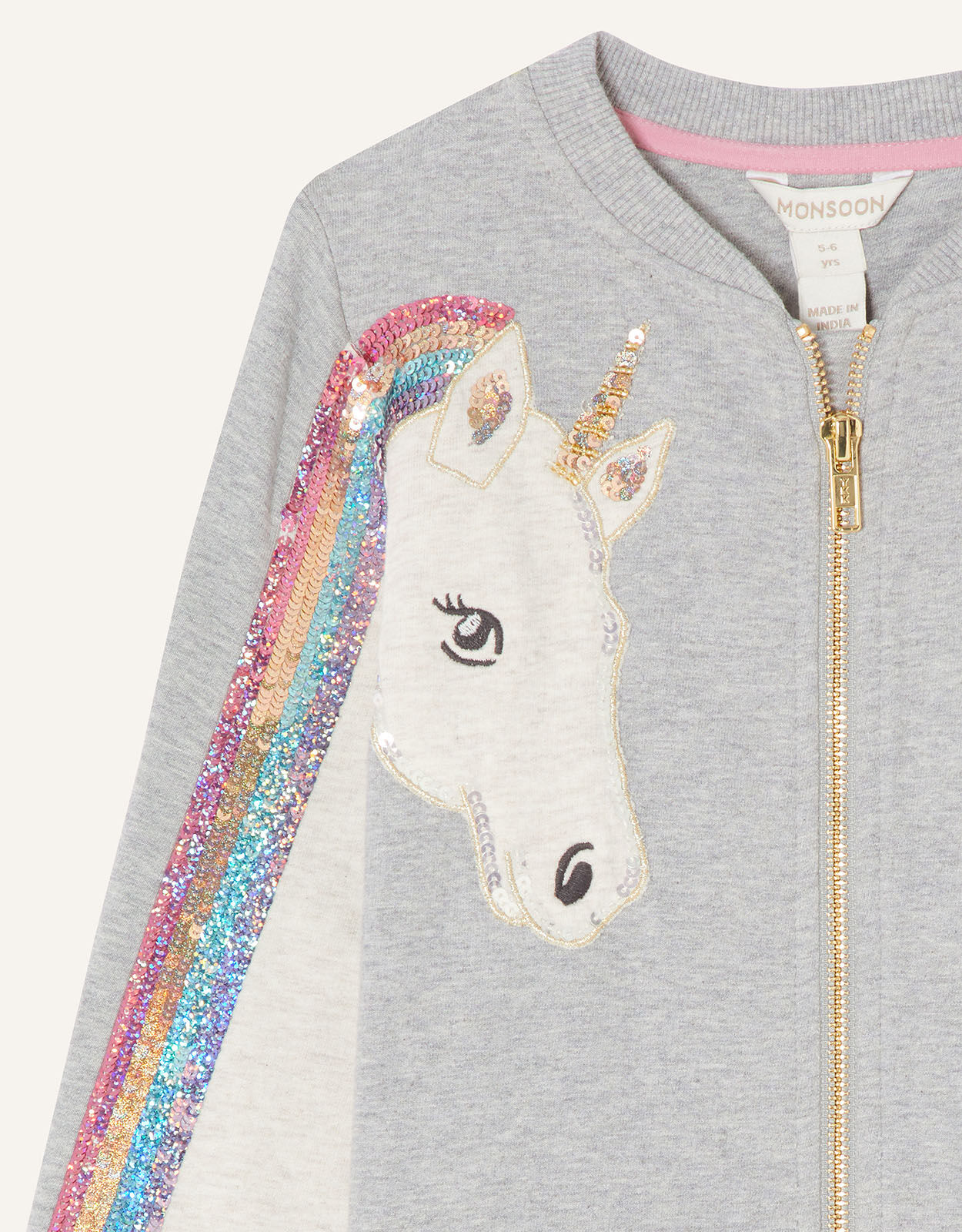 Girls unicorn bomber jacket sales
