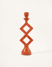Large Diamond Shape Candlestick Holder, , large