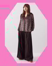 East Pheba Print Blouse, Black (BLACK), large