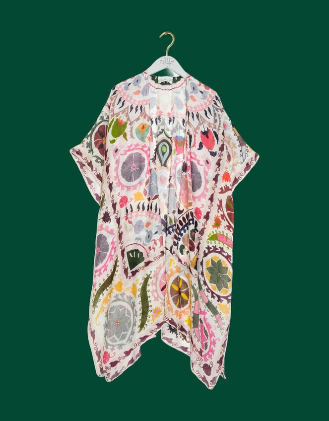 One Hundred Stars Susani Print Kimono, , large
