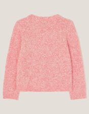 Bow Embellished Cardigan, Pink (PINK), large