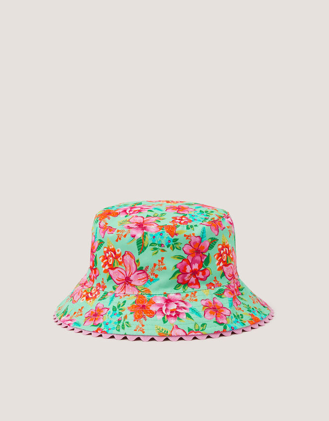 Tropical Flower Reversible Bucket Hat