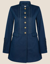 Maura Military Blazer, Blue (NAVY), large