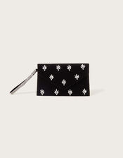 Crystal Velvet Clutch Bag, , large