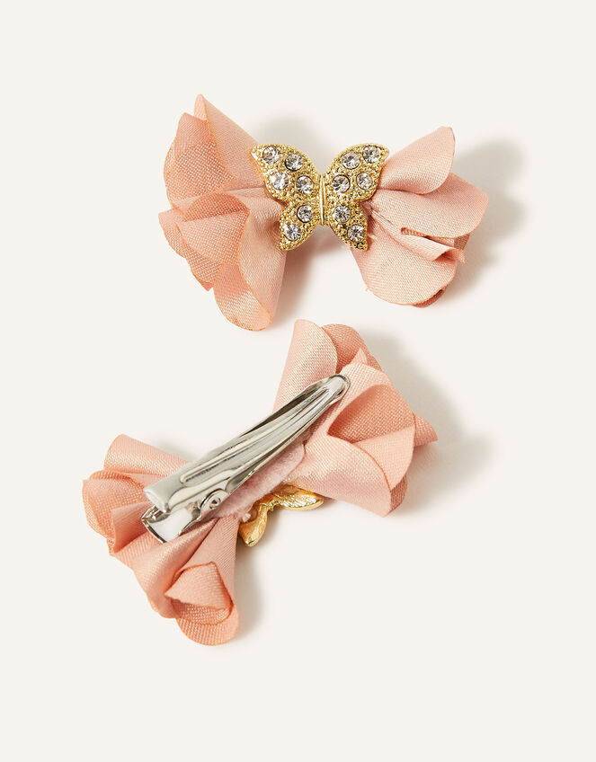 Flutter Bow Clip Twinset, , large
