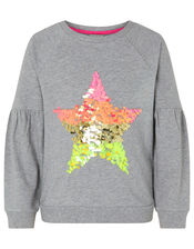 Star Sweatshirt and Legging Set, Grey (GREY), large