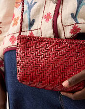 Ellyla Sia Woven Leather Crossbody Bag, , large