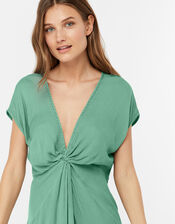 Monsoon- Esme Knot Front Kaftan , Green (GREEN), large